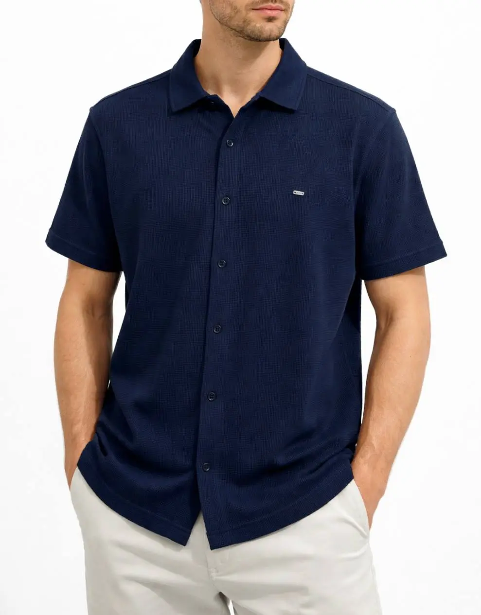 پیراهن مردانه جلو دکمه سپنتا